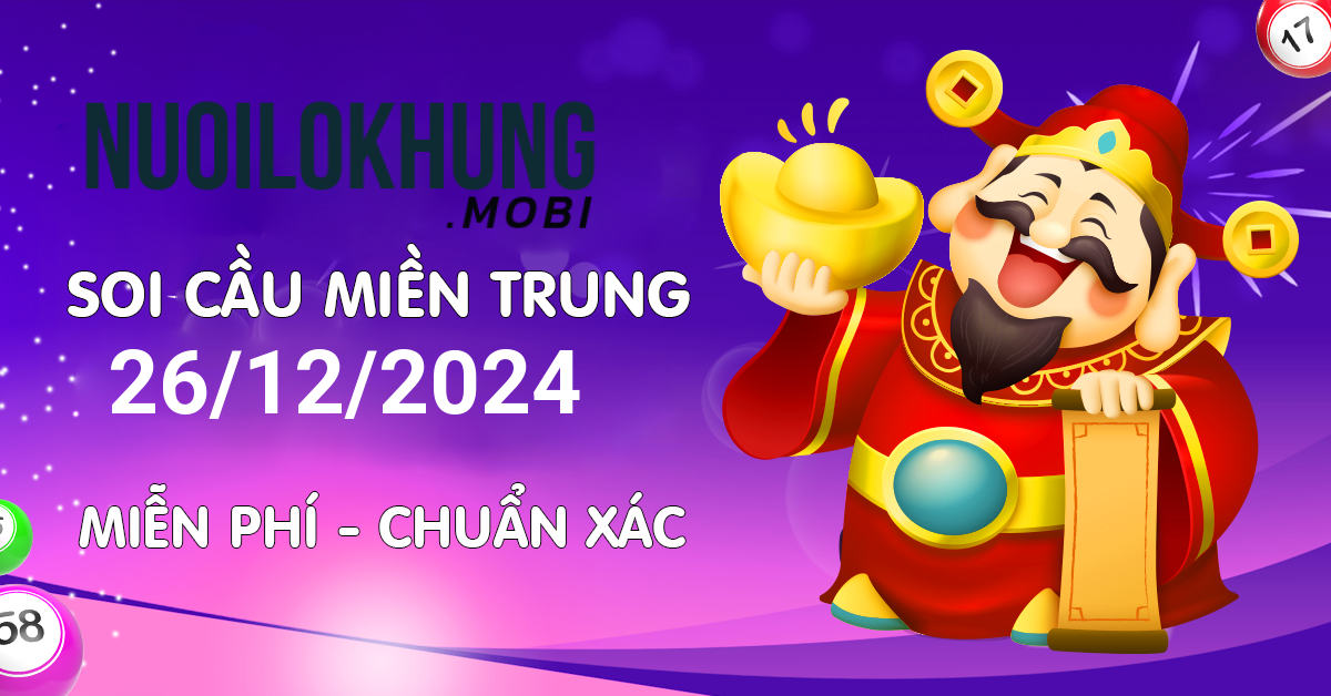 Hình ảnh Nuôi lô khung Dự Đoán KQXSMT 26-12-2024