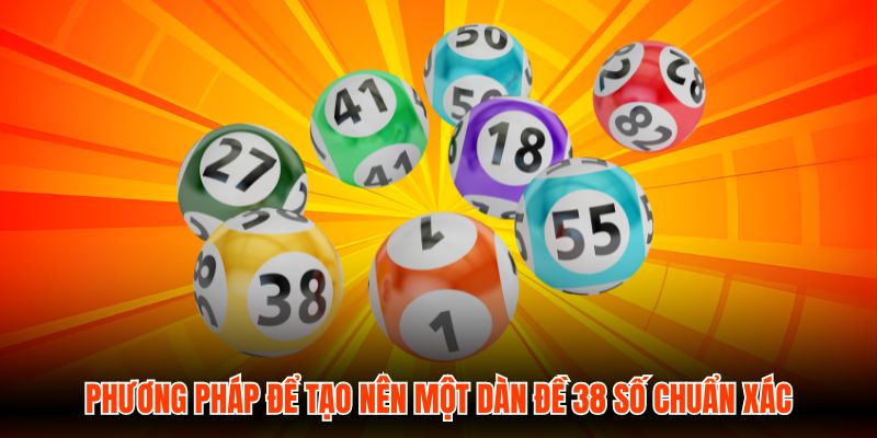 Phương pháp để tạo nên một dàn đề 38 số chuẩn xác