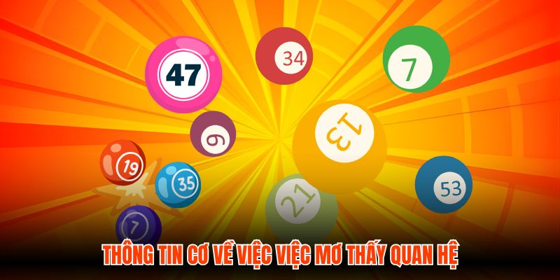 Thông tin cơ về việc việc mơ thấy quan hệ